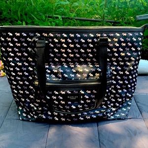 Ridley London dog print purse